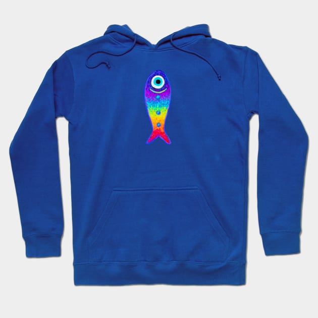 Pride Evil Eye Protection Talisman Painting Hoodie by Kraken Sky X TEEPUBLIC